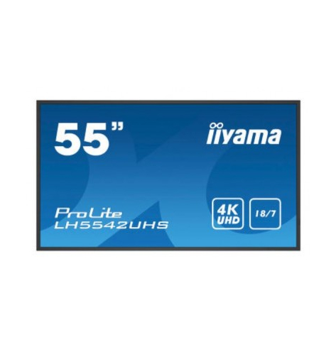 Monitor Iiyama LH5542UHS-B1 55  UHD IPS LAN PION