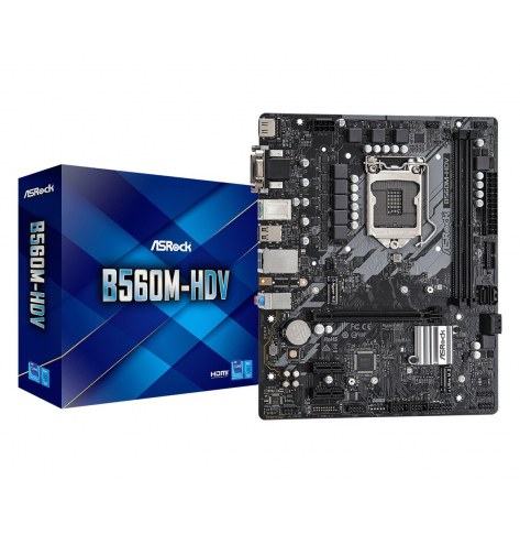 Płyta główna ASRock B560M-HDV LGA 1200 DDR4 4xSATA 2xM.2 mATX MB