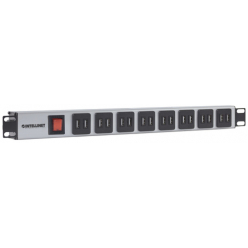 Listwa zasilająca Intellinet Rack 19'', 16x USB typ A, wyłącznik, kabel 2m