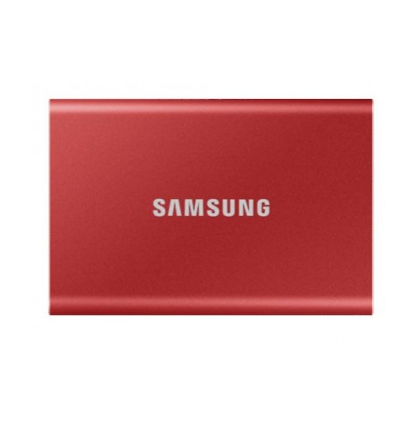 Dysk zewnętrzny Samsung Portable T7 500GB USB 3.2 Gen.2 czerwony