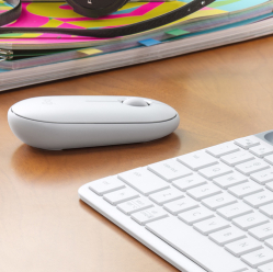 Mysz LOGITECH Pebble M350 - OFF-WHITE - EMEA