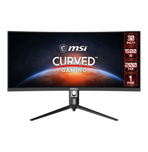 Monitor MSI Optix MAG301CR2 29.5 VA WFHD Curve 1500R 200Hz USB 3.2x2 Pivot