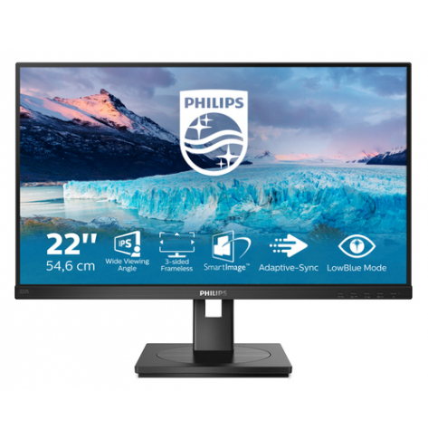 Monitor PHILIPS 222S1AE 21.5 IPS WLED Low Blue Mode DVI HDMI DP