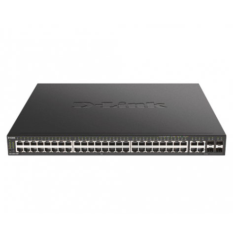 Switch zarządzalny D-Link DGS-2000-52MP 48 portów 10/100/1000 (PoE+) 4 porty combo Szybki Ethernet/ Gigabit SFP