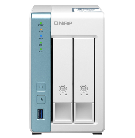 Serwer NAS QNAP TS-231P3-4G AlpineAL314 1,7GHZ 4GB SO-DIMM DDR3 