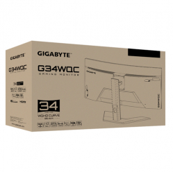 Monitor Gigabyte G34WQC 34 4K 144HZ 2xHDMI 2xDP