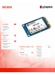 Dysk SSD KINGSTON KC600 256GB SATA3 mSATA SSD