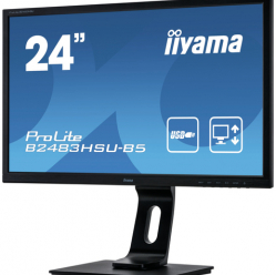 Monitor IIYAMA Prolite B2483HSU-B5 24 FHD LED HDMI czarny EOL