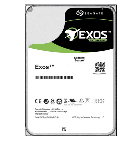 Dysk serwerowy SEAGATE EXOS X16 SATA SED 14TB Helium 7200rpm 256MB cache 512e/4kn Fast Format BLK