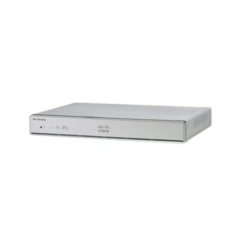 Router CISCO ISR 1100 4P DUAL GE ETHERNET W/ LTE ADV SMS/GPS EMEA and NA