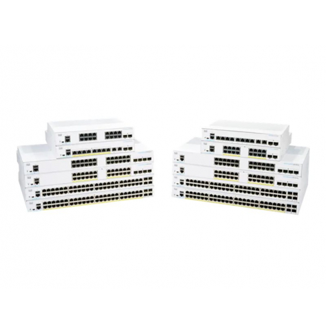 Switch smart CISCO CBS250 8 portów 10/100/1000 (PoE+) 2 zestawy SFP