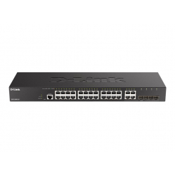 Switch zarządzalny D-LINK 24 porty 10/100/1000 4 porty combo Szybki Ethernet/ Gigabit SFP