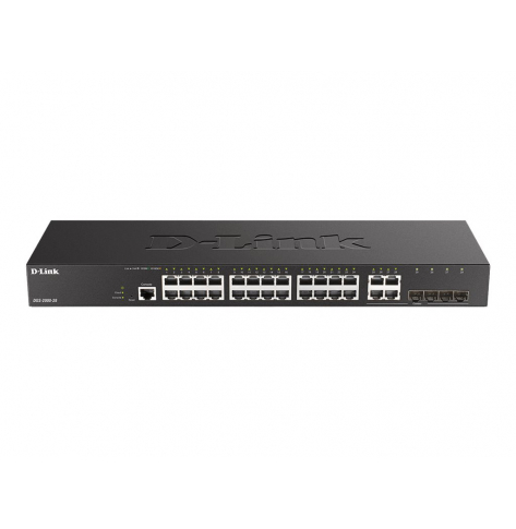 Switch zarządzalny D-LINK 24 porty 10/100/1000 4 porty combo Szybki Ethernet/ Gigabit SFP