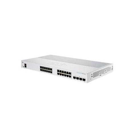 Switch smart Cisco CBS250 24 porty 10/100/1000 (PoE+) 4 porty Gigabit SFP