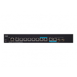 Switch zarządzalny Cisco SG350-8PD 6 portów 10/100/1000 (PoE+) 2 porty 100/1000/2.5G (PoE+) 2 porty combo SFP+