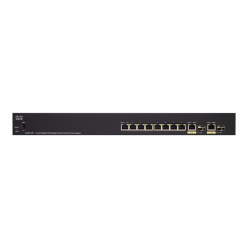 Switch zarządzalny Cisco SG355-10P 8 portów 10/100/1000 (PoE+) 2 zestawy Gigabit SFP