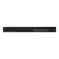 Switch wieżowy Cisco SX350X-08 6 portów 10 Gigabit Ethernet 2 porty 10 Gigabit Ethernet/ 10 Gigabit Ethernet SFP+