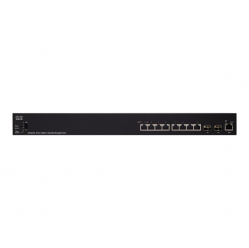 Switch wieżowy Cisco SX350X-08 6 portów 10 Gigabit Ethernet 2 porty 10 Gigabit Ethernet/ 10 Gigabit Ethernet SFP+