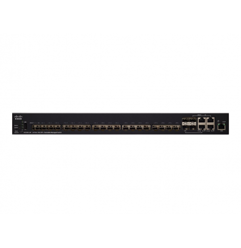 Switch wieżowy Cisco SX350X-24 20 portów 10GBase-T 2 porty combo 10 Gigabit SFP+ 2 porty 10Gb Ethernet