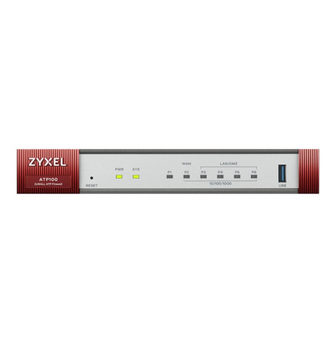Firewall Zyxel ATP 10/100/1000, 1*WAN, 4*LAN/DMZ ports, 1*SFP, 1*USB with 1 Yr Bundle