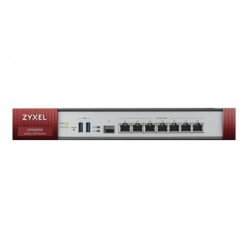Firewall Zyxel VPN300, 300xVPN, 10xSSL, 7xWAN/LAN/DMZ, 1xSFP, WiFi Controler