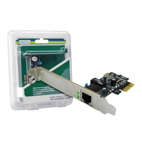 Karta sieciowa Digitus DN-10132 Gigabit Ethernet PCI Express Card 2-port 32-bit low profile bracket Intel chipset