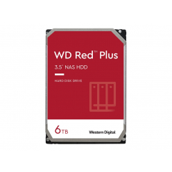 Dysk serwerowy WD Red Plus 6TB SATA 6Gb/s 3.5 Rpm5400 8MB 