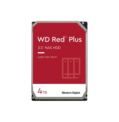 Dysk serwerowy WD Red Plus 4TB SATA 6Gb/s 3.5 Rpm5400 128MB