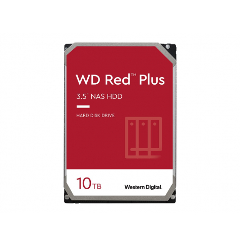 Dysk serwerowy WD Red Plus 10TB SATA 6Gb/s 3.5 256MB cache 72200Rpm Internal HDD Bulk