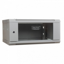 Szafa serwerowa DIGITUS 19" 4U 279 600x450mm drzwi szklane szara niezmontowana