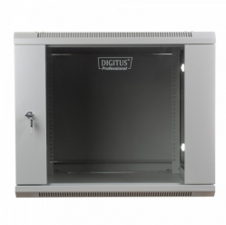 Szafa serwerowa DIGITUS 19" 9U 501 600x450mm drzwi szklane szara niezmontowana