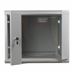 Szafa serwerowa DIGITUS 19" 9U 501 600x450mm drzwi szklane szara niezmontowana