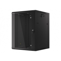 Szafa serwerowa Lanberg 19inch wall-mounted rack 15U/570x600 demounted fast assembling flat pack black