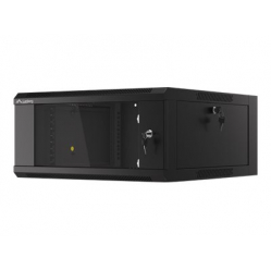 Szafa serwerowa Lanberg 19inch wall-mounted rack 4U/570x600 demounted fast assembling flat pack black