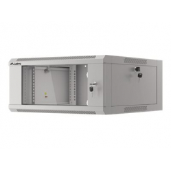 Szafa serwerowa Lanberg 19inch wall-mounted rack 4U/570x600 demounted fast assembling flat pack grey