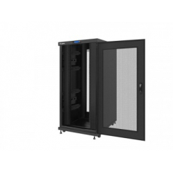 Szafa serwerowa Lanberg 19 cali 27U 800x1000mm czarna (drzwi perforowane LCD)