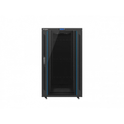 Szafa serwerowa Lanberg stojaca 19 cali 27U 800x1000mm czarna (drzwi szklane LCD) 