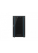 Szafa serwerowa Lanberg stojaca 19 cali 27U 800x1000mm czarna (drzwi szklane LCD) 