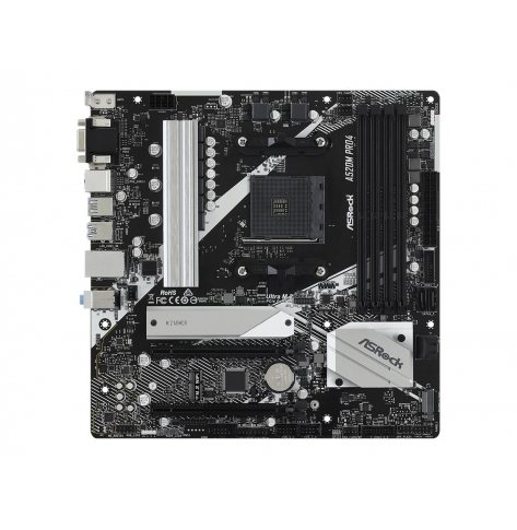 Płyta główna ASRock A520M PRO4 AM4 2xDDR4 4xSATA 2xM.2 mATX MB