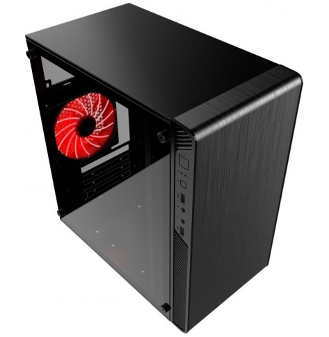 Obudowa Gembird CCC-FORNAX-955R Gaming design PC case 1 x 12 cm fan red