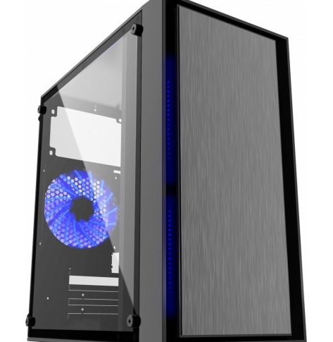 Obudowa Gembird CCC-FORNAX-960B Gaming design PC case 3 x 12 cm fans blue