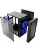 Obudowa Gembird CCC-FORNAX-960B Gaming design PC case 3 x 12 cm fans blue