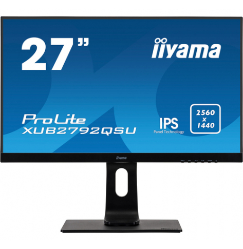 Monitor Iiyama XUB2792QSU-B1 68.5cm 27 TFT IPS LED UHD 5ms DVI HDMI DisplayPort