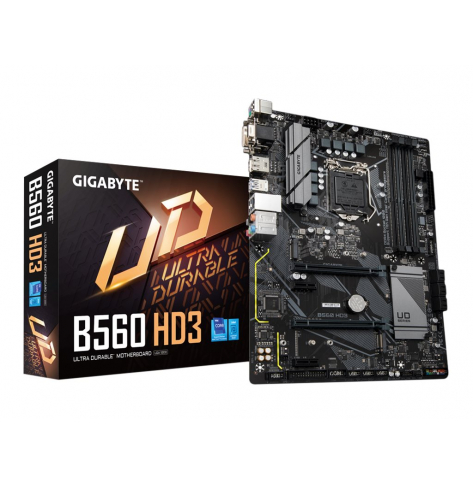 Płyta główna GIGABYTE B560 HD3 LGA 1200 DDR4 2xM.2 6xSATA DVI-D HDMI ATX MB