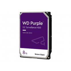 Dysk HDD WD Purple 8TB SATA 6Gb/s CE HDD 8.9cm 3.5inch internal 7200Rpm 128MB Cache 24x7 Bulk
