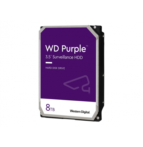 Dysk HDD WD Purple 8TB SATA 6Gb/s CE HDD 8.9cm 3.5inch internal 7200Rpm 128MB Cache 24x7 Bulk