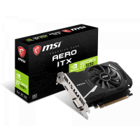 Karta graficzna MSI GT 1030 AERO ITX 2GD4 OC MSI GeForce GT 1030 AERO ITX 2GD4 OC, 2GB, /SL-DVI-D/HDMI/ATX/FAN