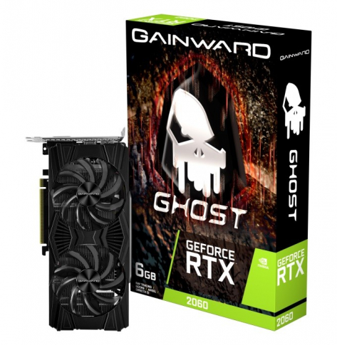 Karta graficzna Gainward RTX 2060 Ghost 6GB GDDR6 192Bit 1xDVI/HDMI/DP