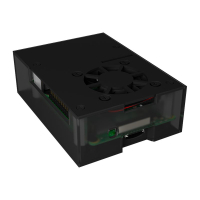 Obudowa ICY BOX Pi 4 acrylic top/bottom/frame Anthr./black