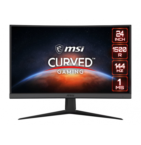 Monitor MSI Optix G24C6 23.6 1920x1080 VA Curve 1500R 144Hz 1ms Black 2xHDMI 1.4 DP 1.2 